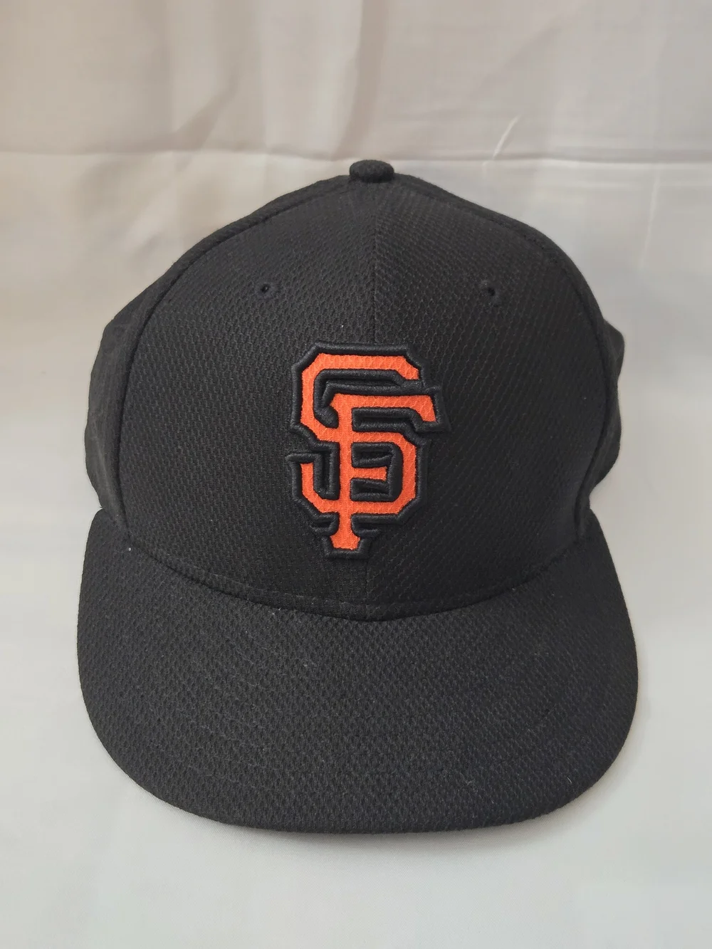 New Era San Francisco Giants 59FIFTY Fitted Hat Black Orange Size 7 1/8 MLB